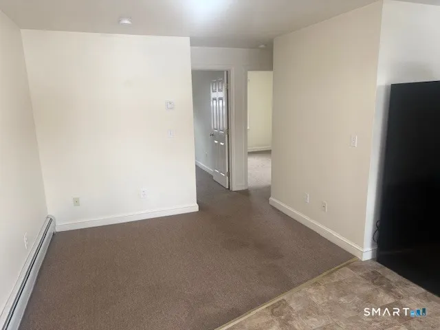 an empty room with an empty room