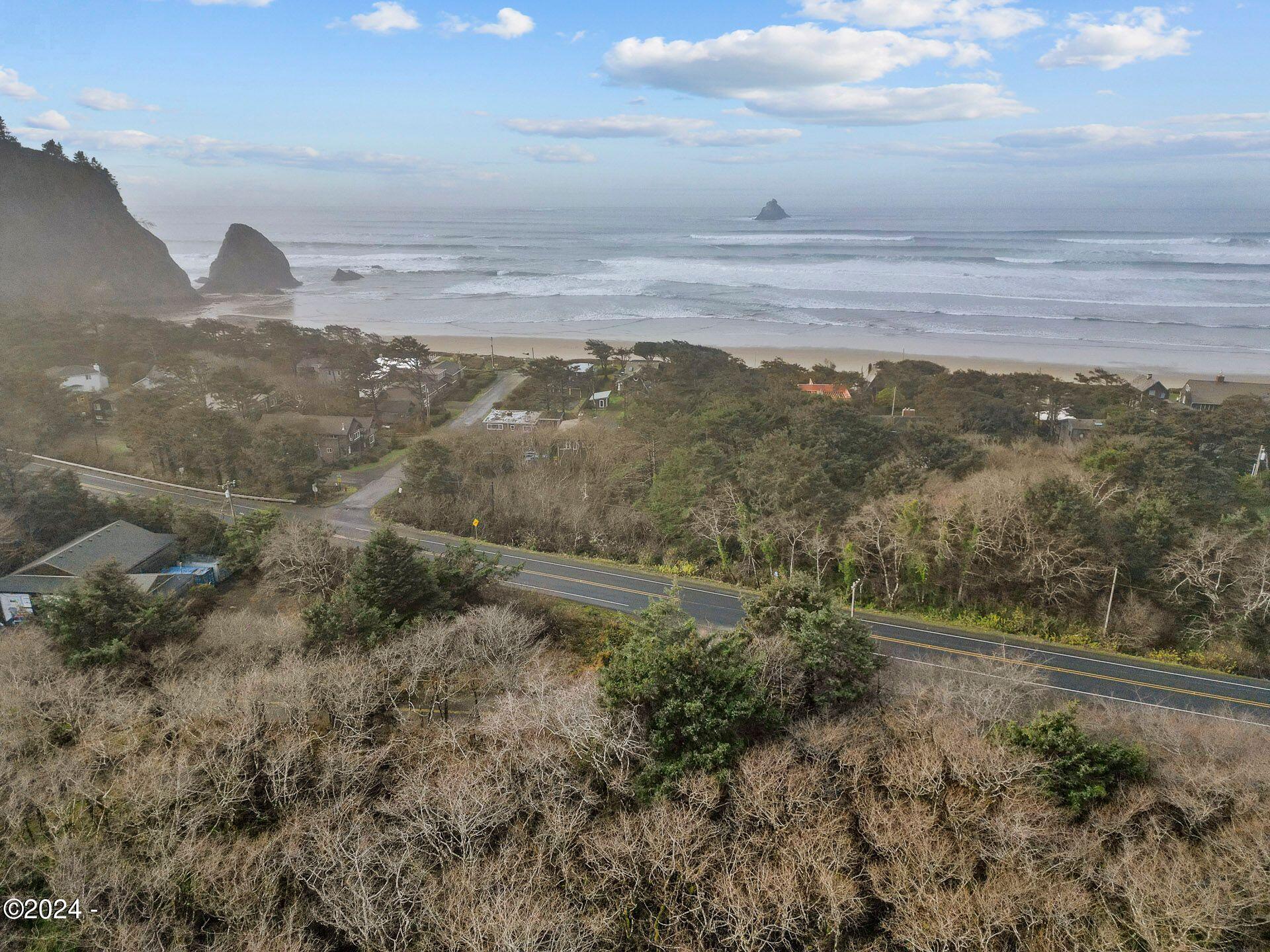 8500 East Beach Road Arch Cape, OR 97102 - Photo 2 of 19 Drone- Arch Cape Ocean- West