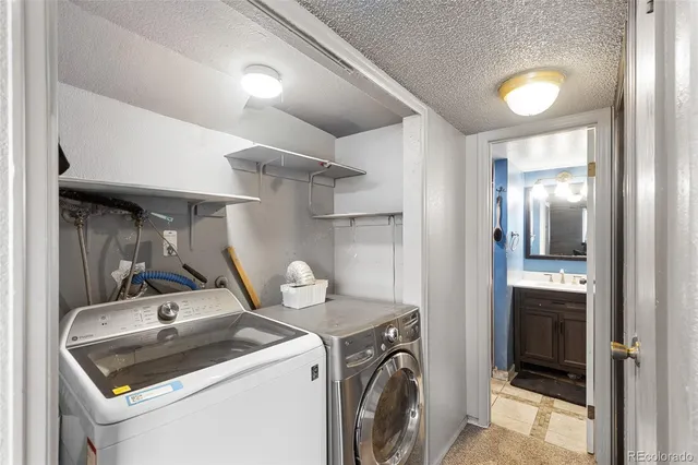 a room with storage and utility