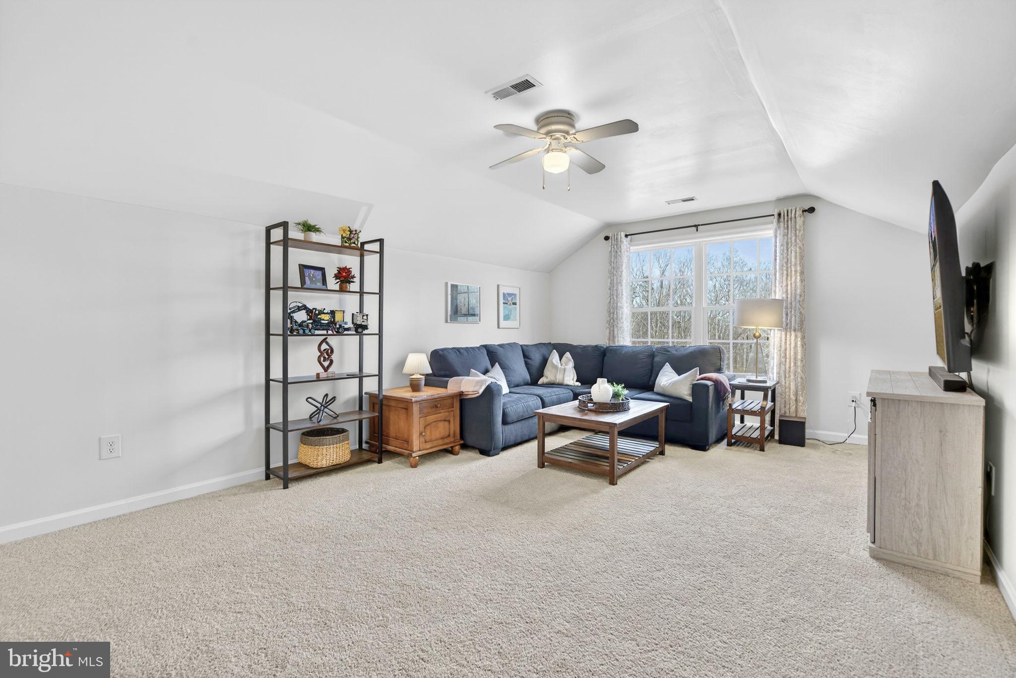 23 Richmond Road Castleton, VA 22716 - Photo 23 of 46 a living room with furniture gym equipment and a flat screen tv