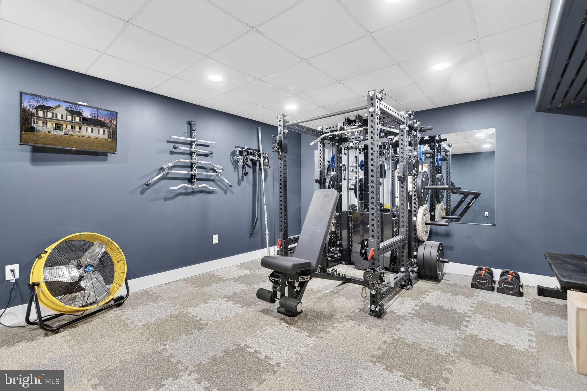 23 Richmond Road Castleton, VA 22716 - Photo 24 of 46 a view of a room with gym equipment