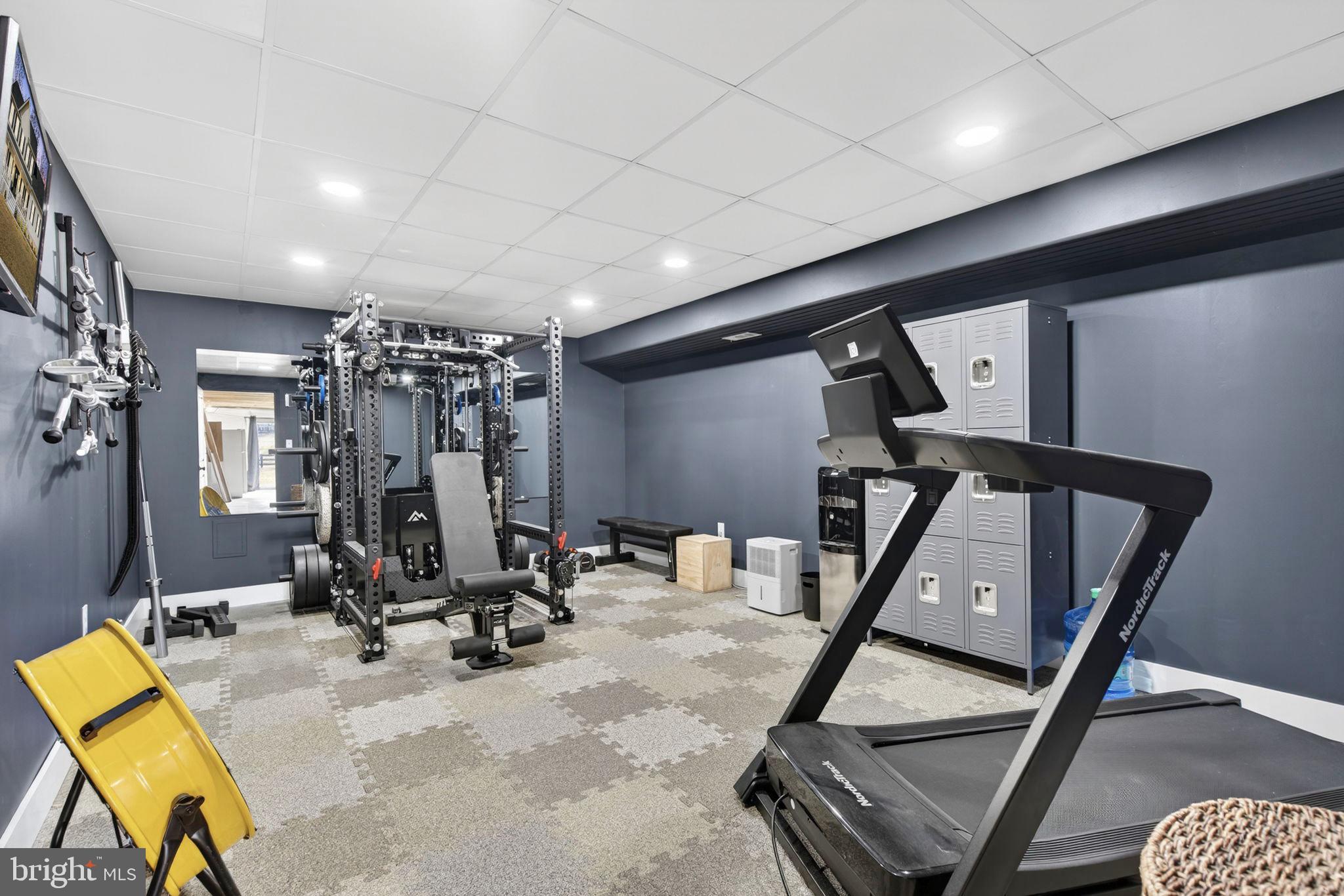23 Richmond Road Castleton, VA 22716 - Photo 25 of 46 a view of a room with gym equipment