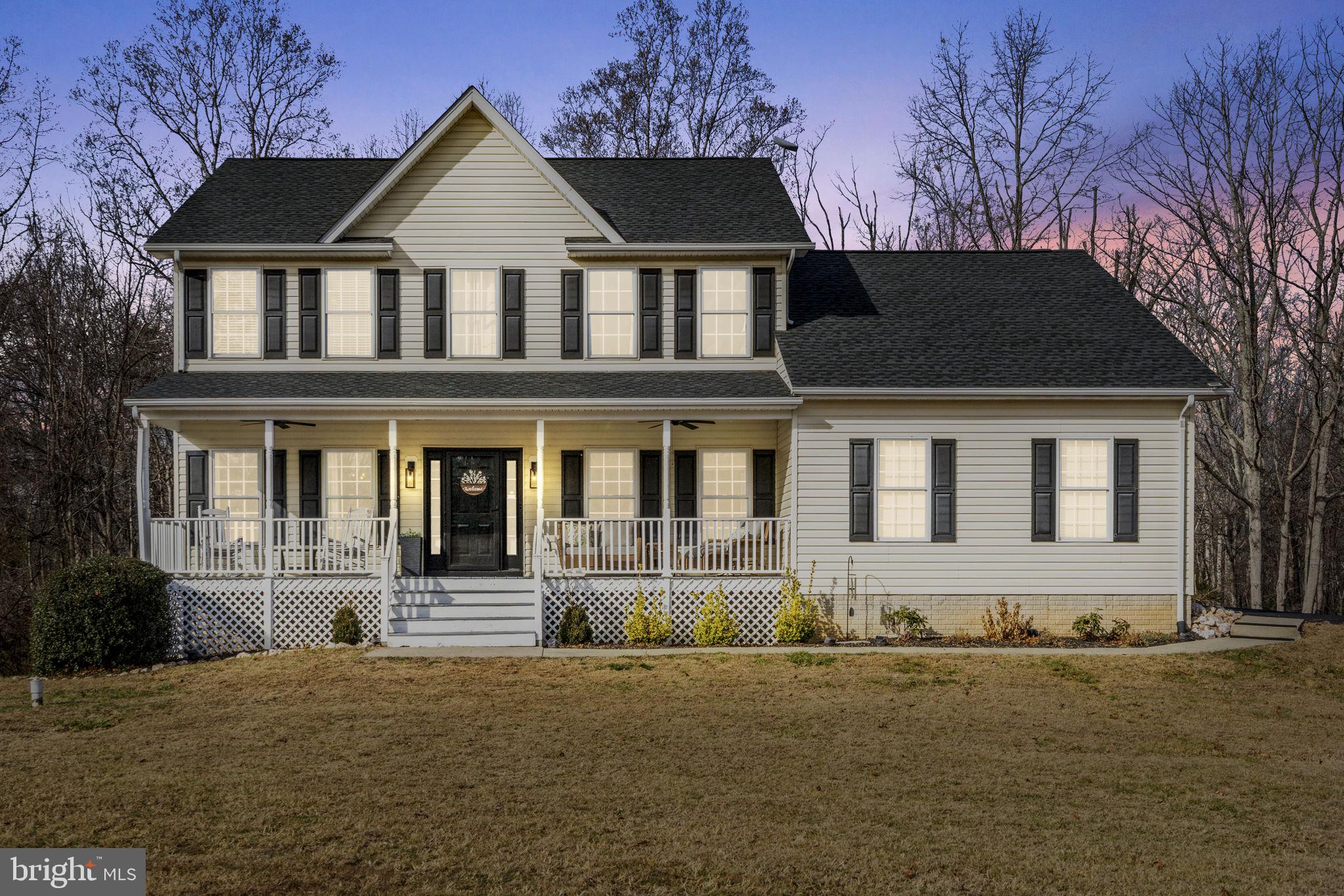 23 Richmond Road Castleton, VA 22716 - Photo 46 of 46 a front view of a house with a yard