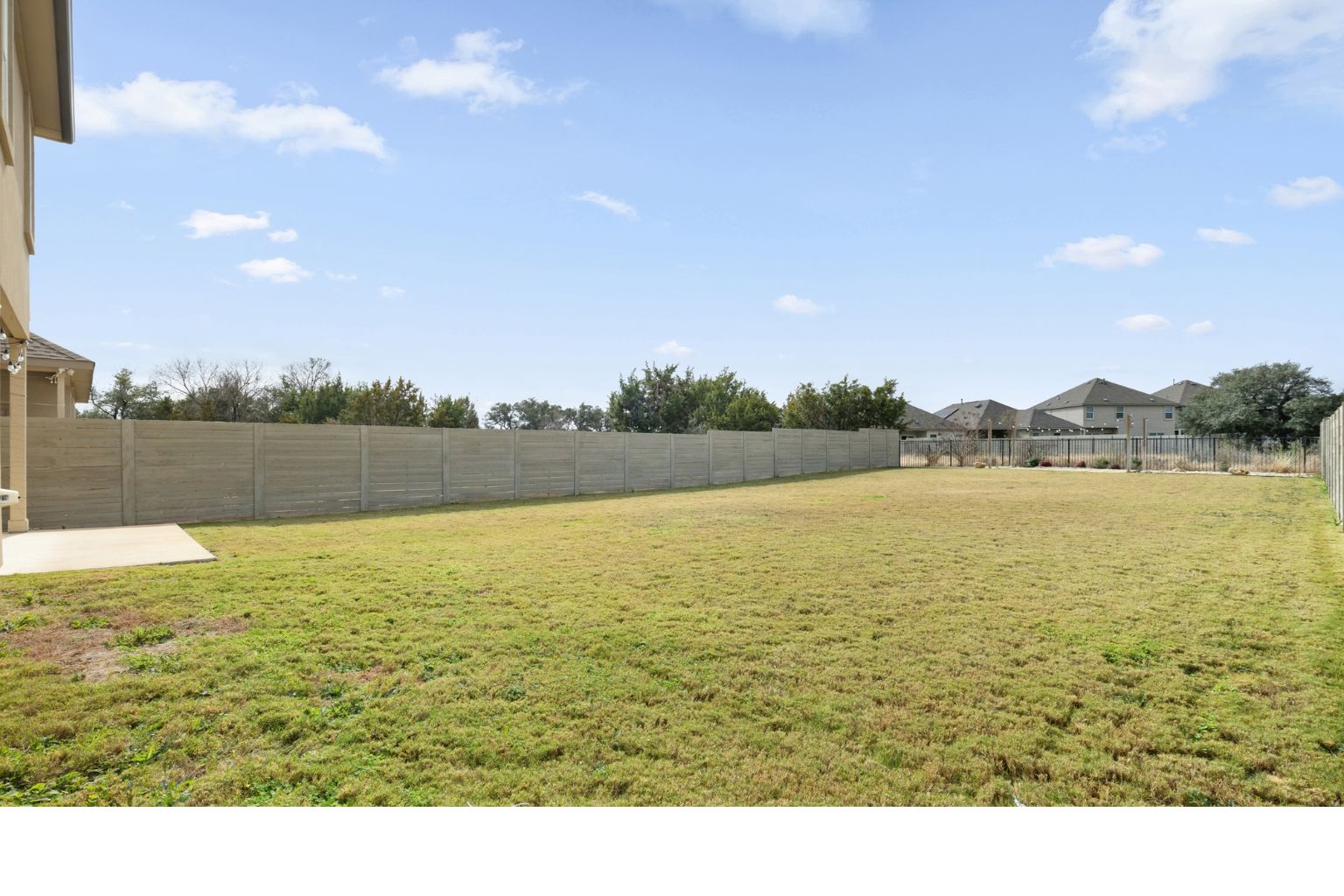 432 Clear Springs Road Georgetown, TX 78628 - Photo 29 of 39 A spacious backyard awaits, ready for your creative landscaping touches.
