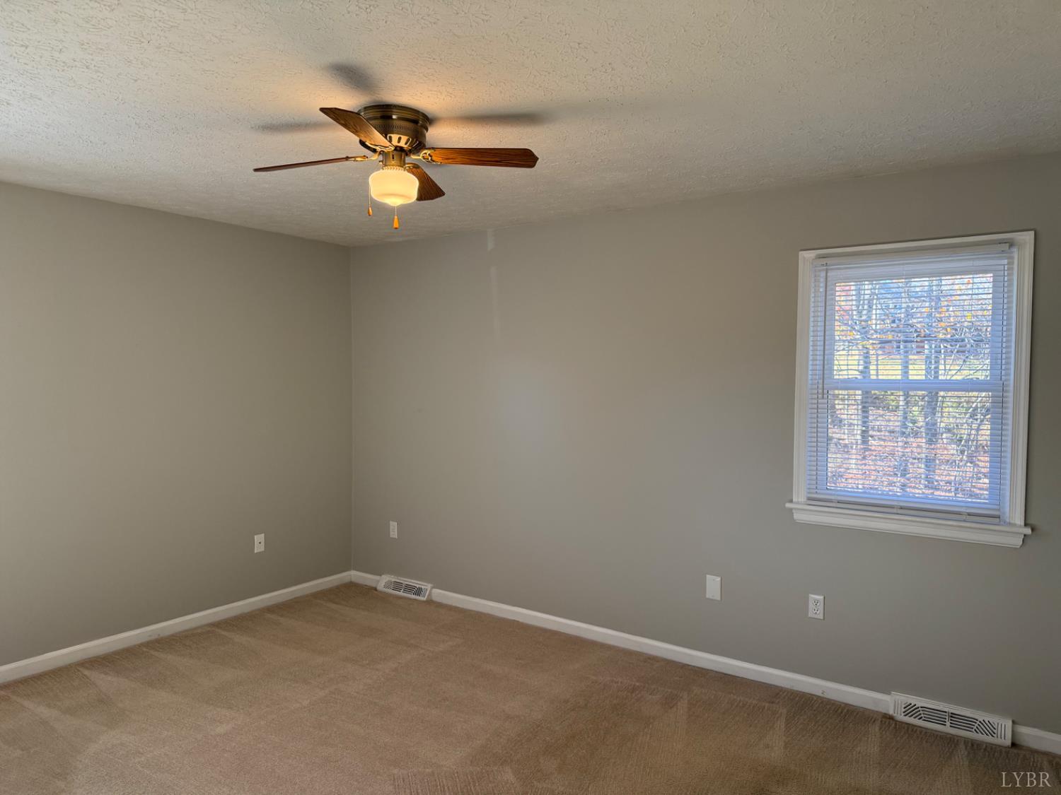 112 Wooldridge Circle Lynchburg, VA 24502 - Photo 15 of 29 an empty room with a window and a ceiling fan