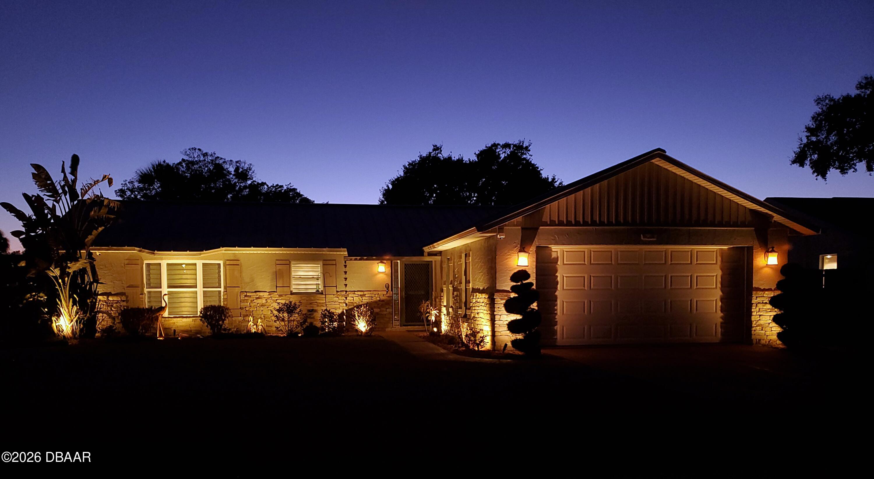 1228 Mardrake Road Daytona Beach, FL 32114 - Photo 2 of 38 Night Landscape Lights!