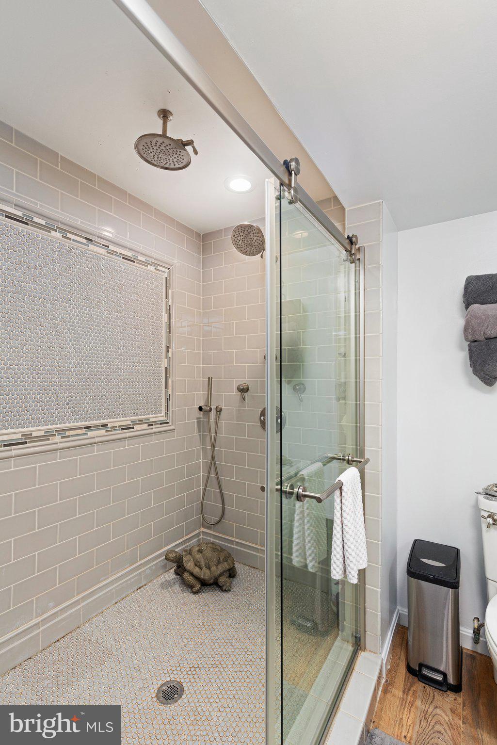 2310 Putnam Road Forest Hill, MD 21050 - Photo 76 of 90 Sleek modern shower with elegant tiles.