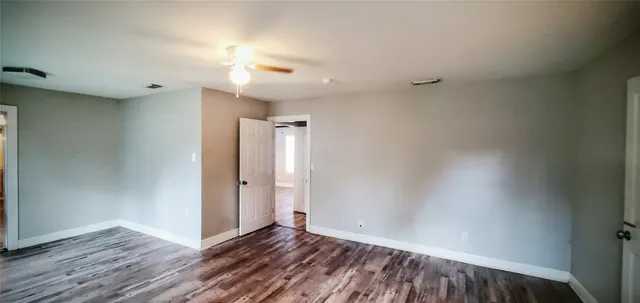 wooden floor in an empty room