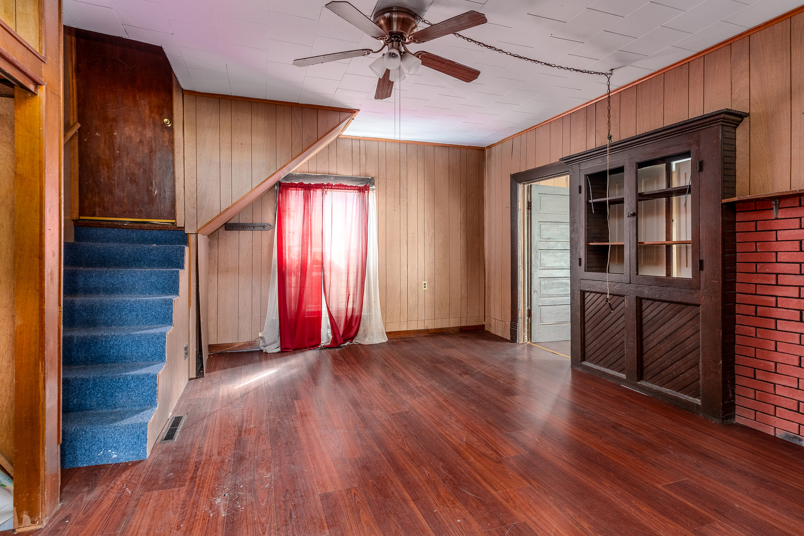 15016 Harmony Church Road West Frankfort, IL 62896 - Photo 14 of 31 wooden floor in an empty room with a window