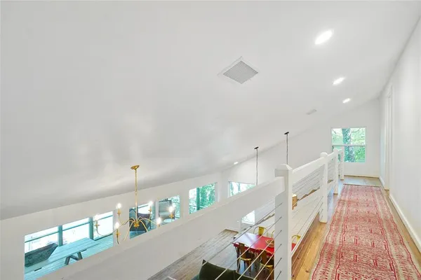 a very nice looking room with a large window