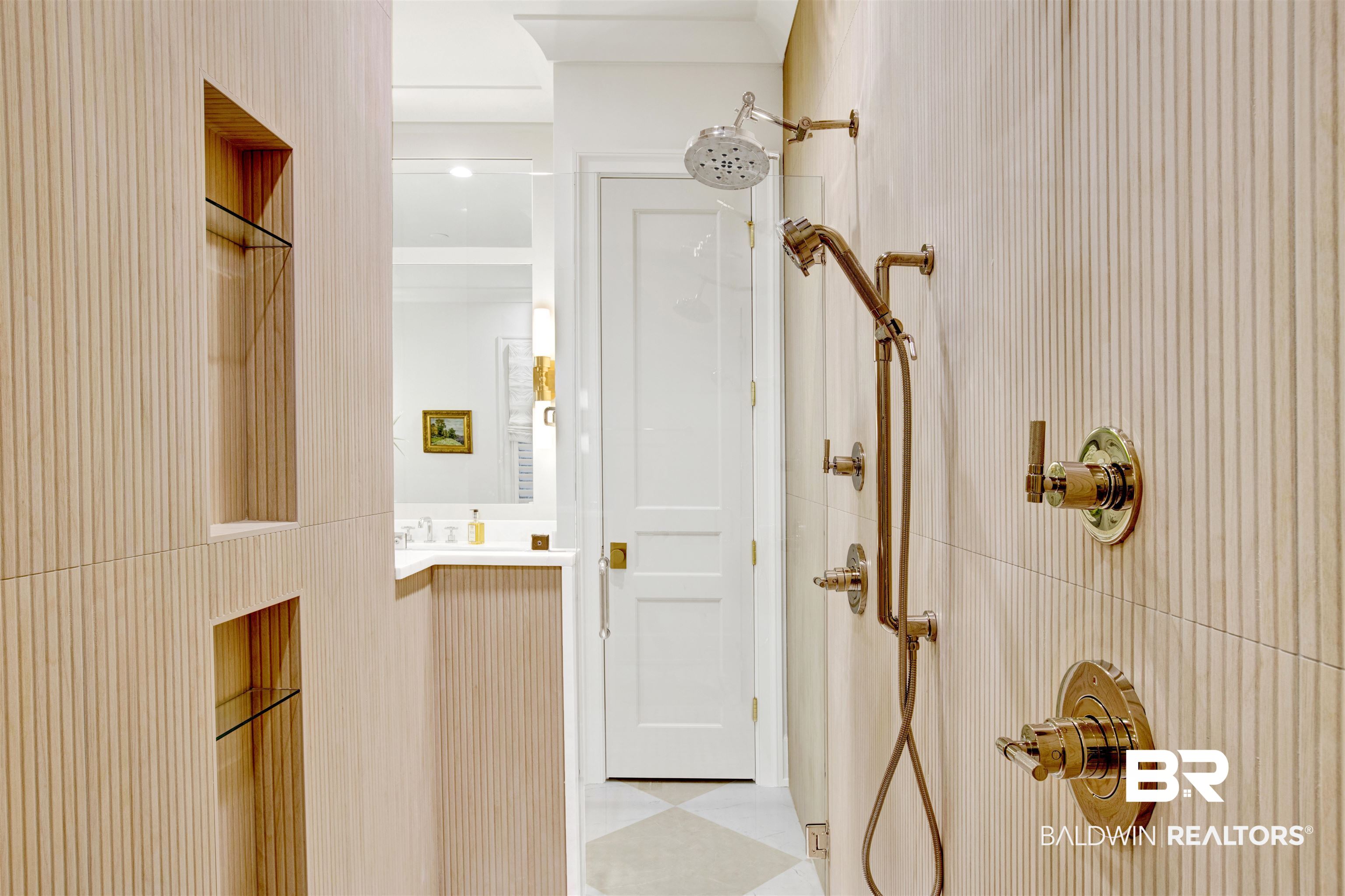 7248 Parker Road Fairhope, AL 36532 - Photo 46 of 55 Bathroom featuring a shower and vanity