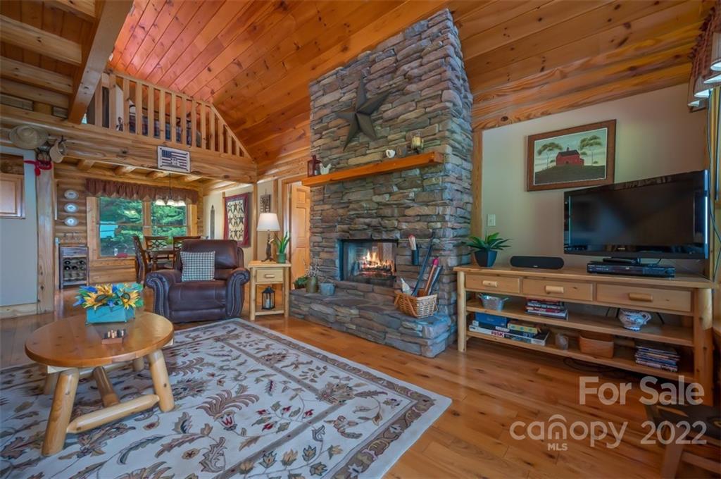 175 Big Rock Road Bostic, NC 28018 - Photo 16 of 45 a living room with furniture and a flat screen tv