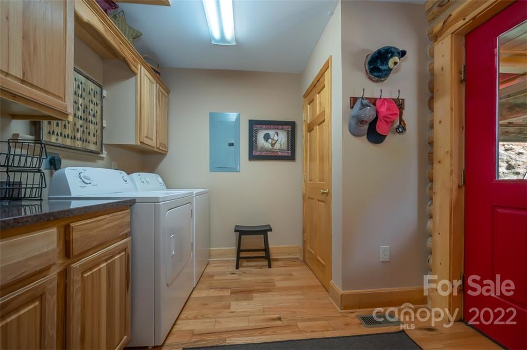 175 Big Rock Road Bostic, NC 28018 - Photo 22 of 45 a view of a hallway with wooden floor and entryway