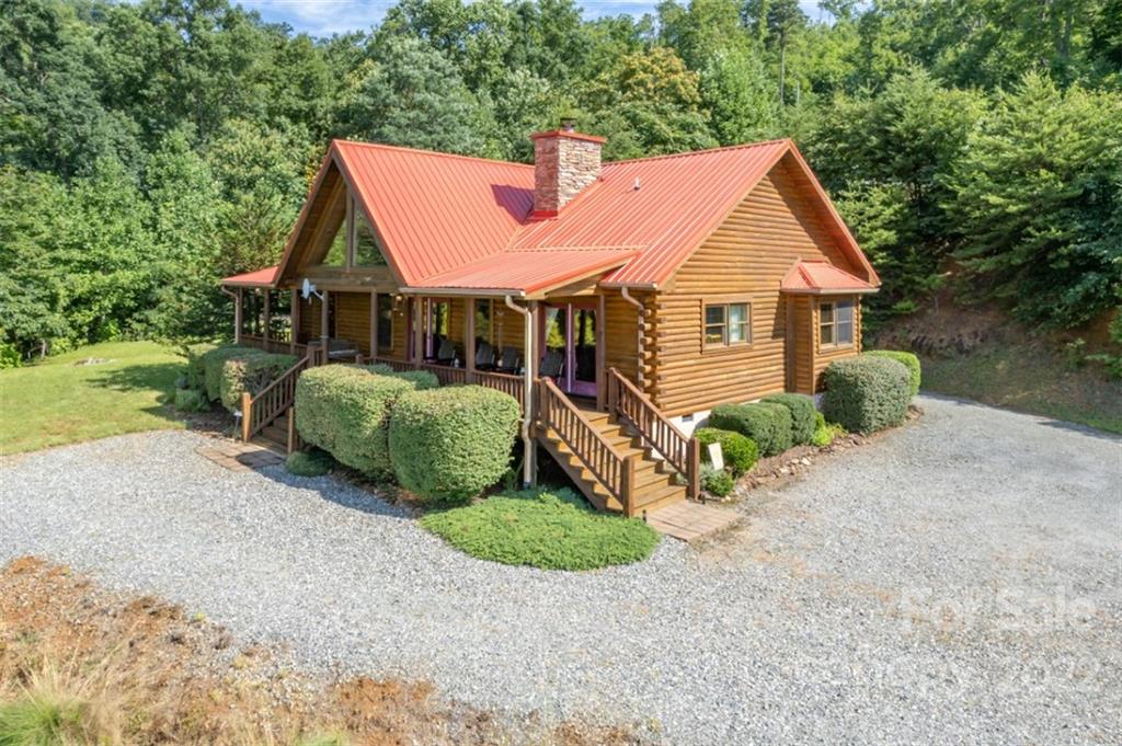 175 Big Rock Road Bostic, NC 28018 - Photo 6 of 45 front view of a house with a yard