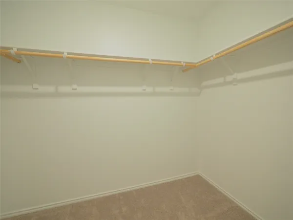 a close up view of racks on the wall