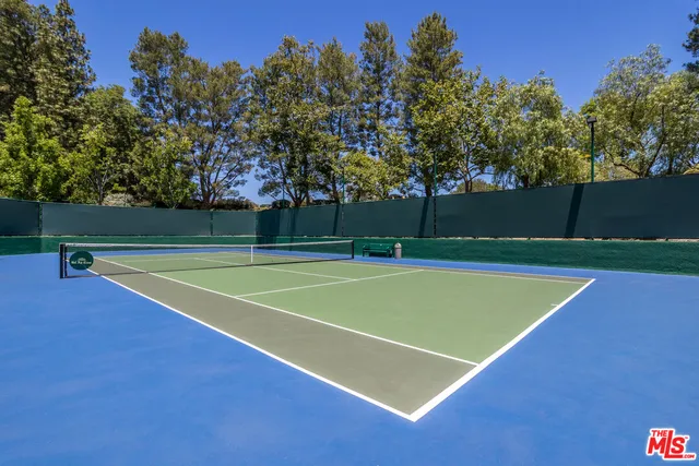 a view of a tennis court