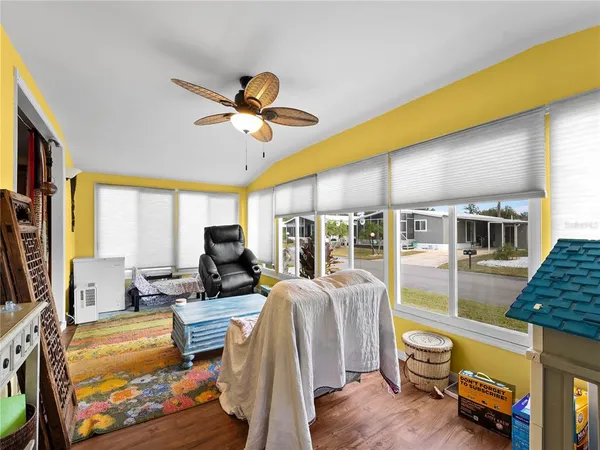 a view of livingroom with furniture and windows
