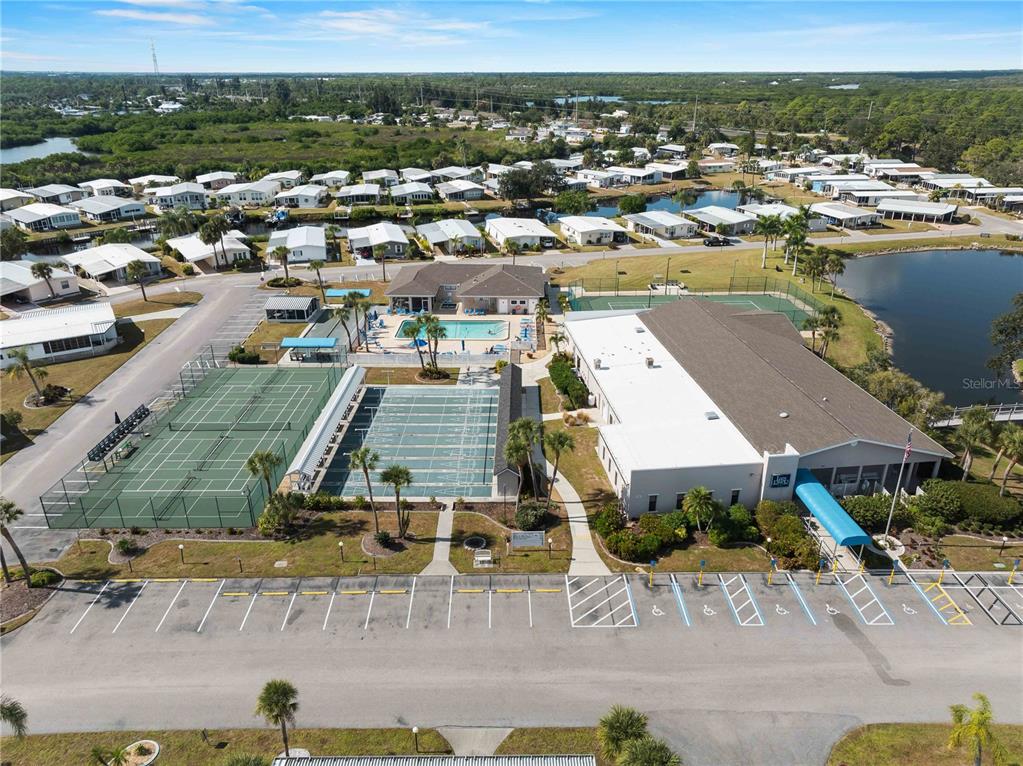 154 Rarotonga Road North Port, FL 34287 - Photo 36 of 47 an aerial view of a house with a ocean view