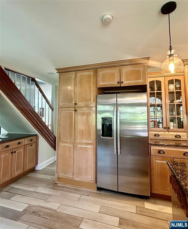 157 West Glen Road Denville, NJ 07834 - Photo 16 of 45 a kitchen with stainless steel appliances granite countertop a refrigerator a stove and a refrigerator