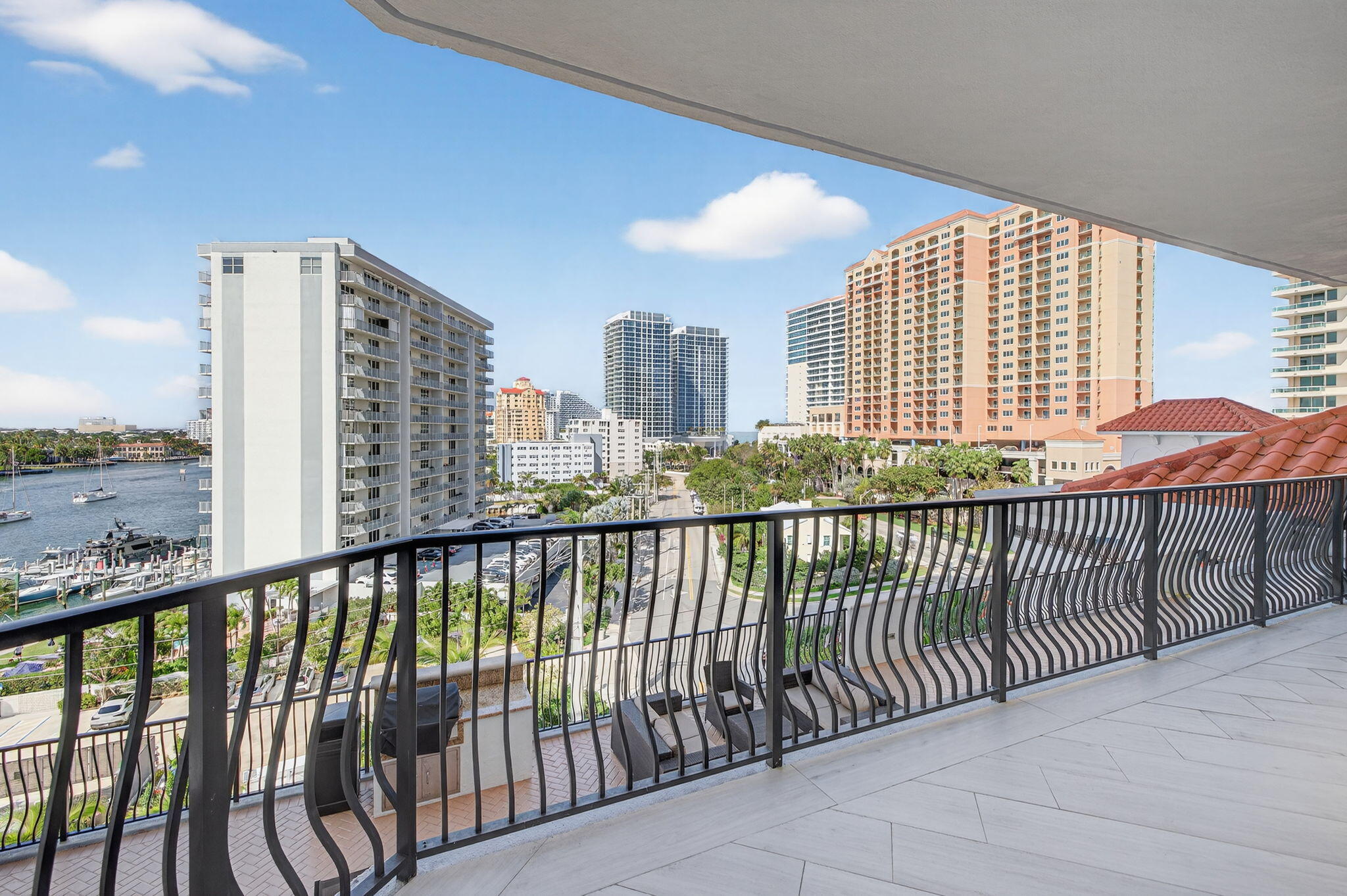 100 South Birch Road, Unit 803 Fort Lauderdale, FL 33316 - Photo 37 of 57 a balcony with a city view