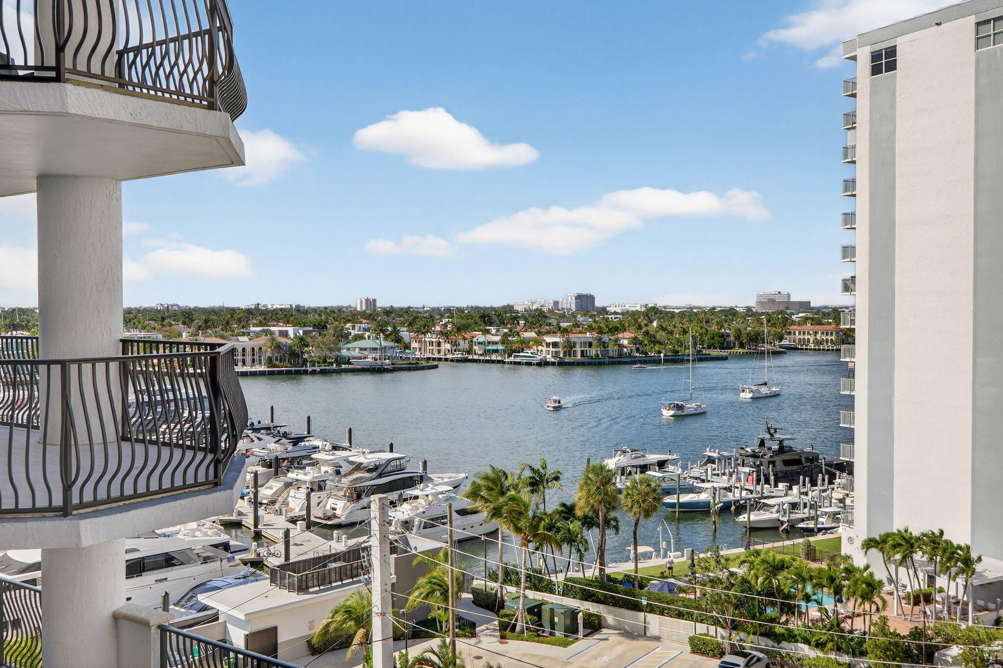 100 South Birch Road, Unit 803 Fort Lauderdale, FL 33316 - Photo 40 of 57 a view of a lake with a terrace