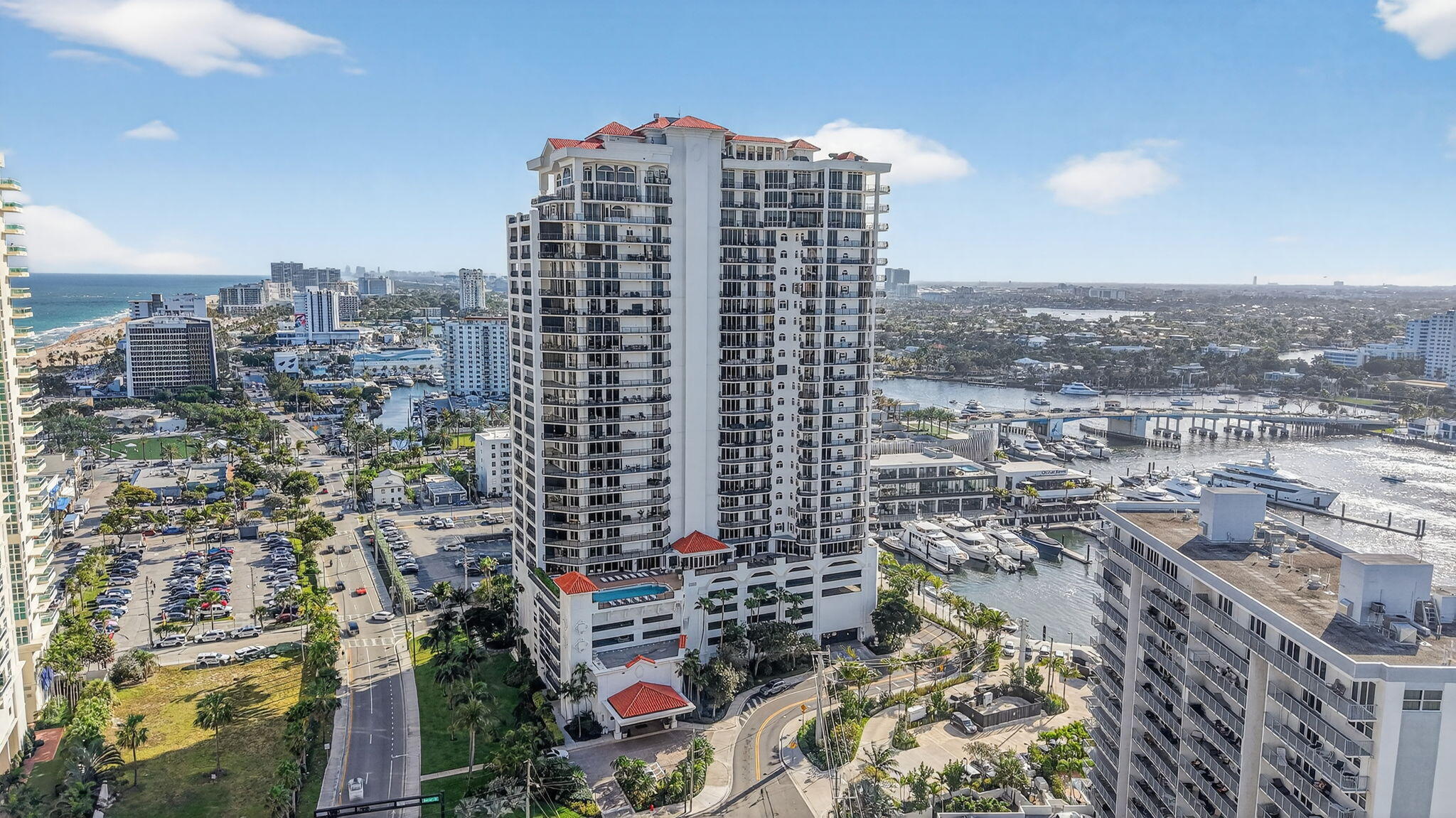 100 South Birch Road, Unit 803 Fort Lauderdale, FL 33316 - Photo 46 of 57 a view of city with tall buildings
