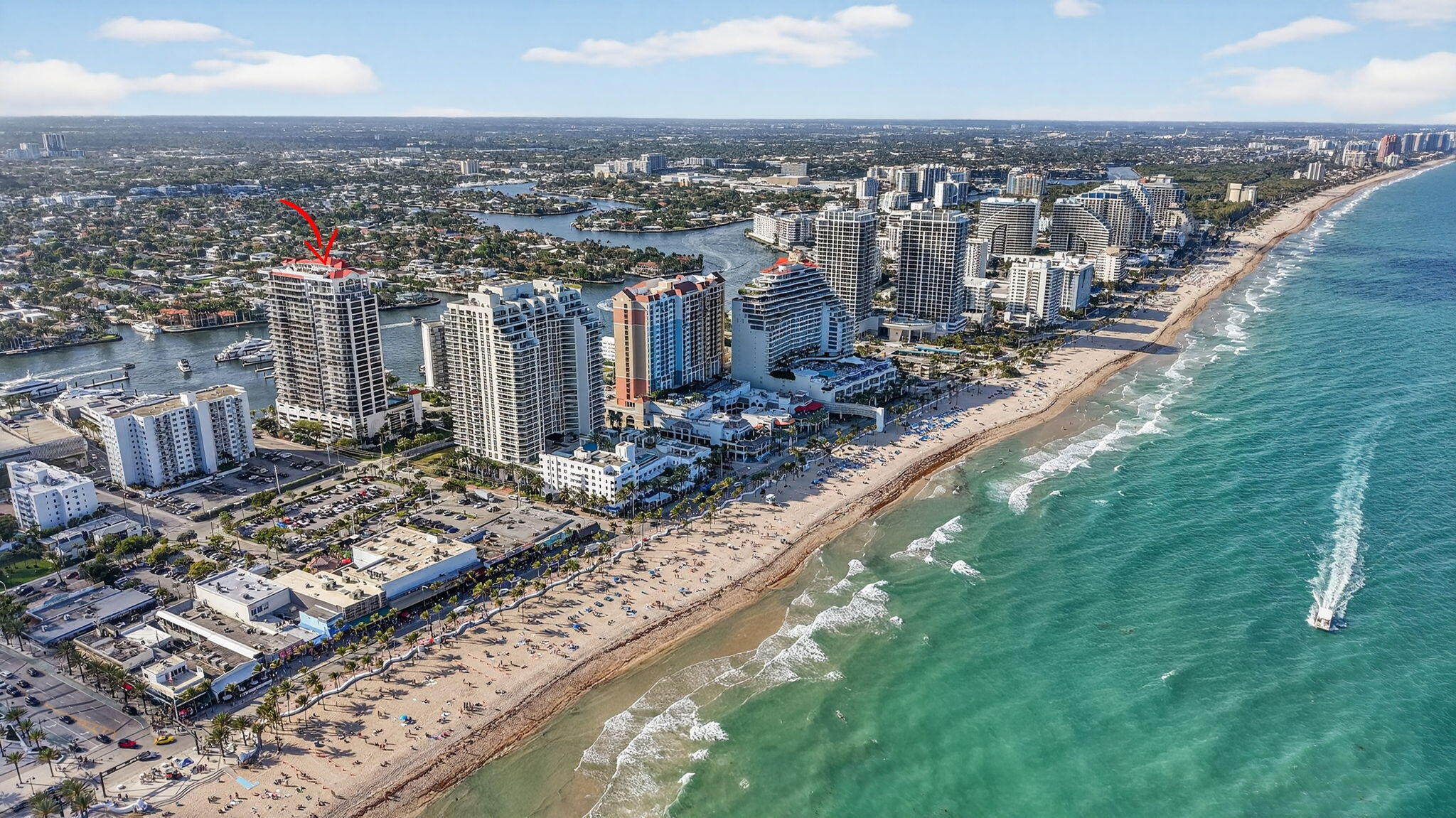 100 South Birch Road, Unit 803 Fort Lauderdale, FL 33316 - Photo 52 of 57 a view of a city