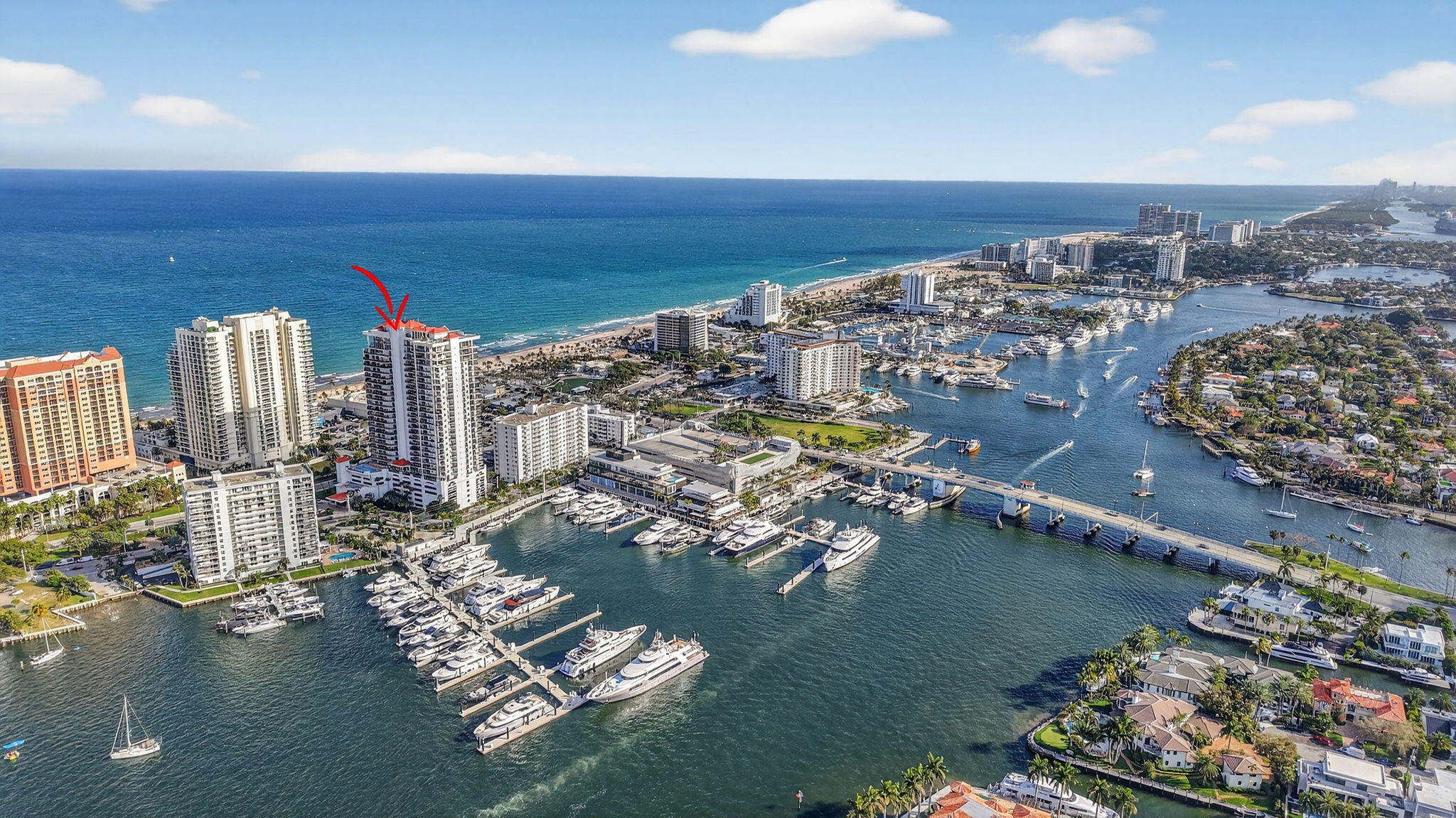 100 South Birch Road, Unit 803 Fort Lauderdale, FL 33316 - Photo 56 of 57 a view of city and ocean