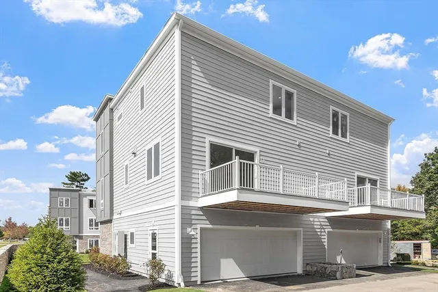 a view of a house with a balcony
