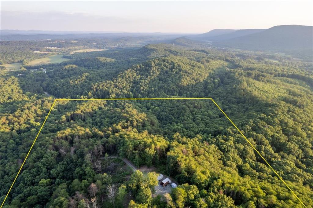 2400 Shinbone Ridge Road LaFayette, GA 30728 - Photo 28 of 29 an aerial view of residential house and green space