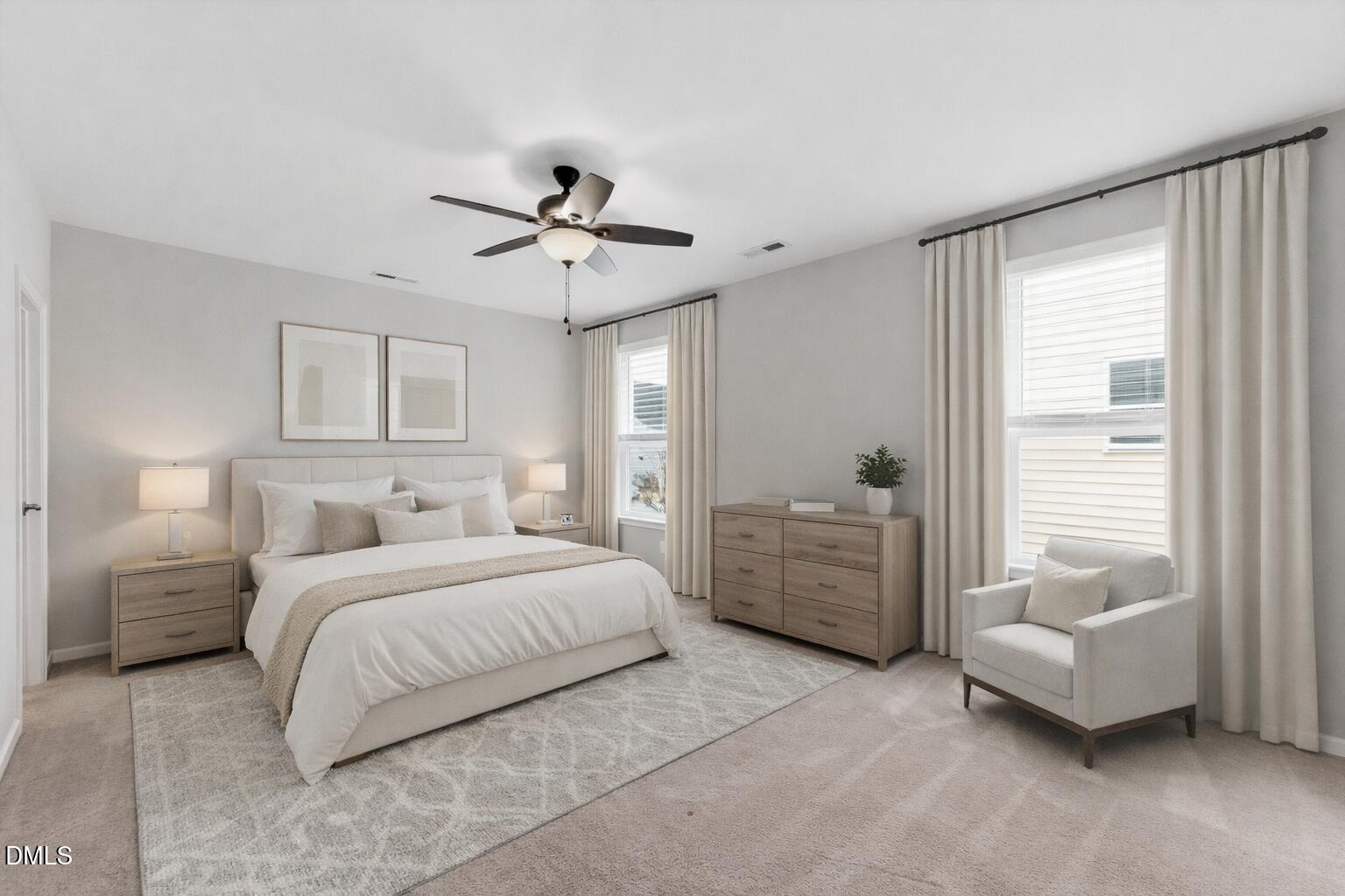 644 Millers Mark Avenue Wake Forest, NC 27587 - Photo 9 of 27 AI generated- Primary bedroom