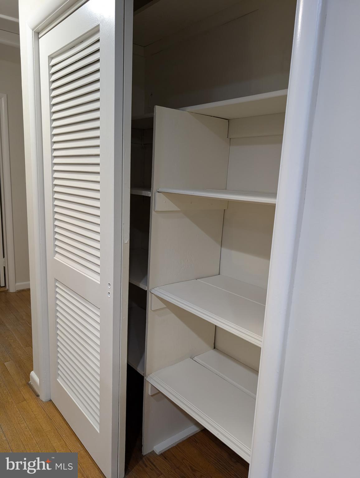 6705 Goldsboro Road Bethesda, MD 20817 - Photo 52 of 60 a view of an empty walk in closet