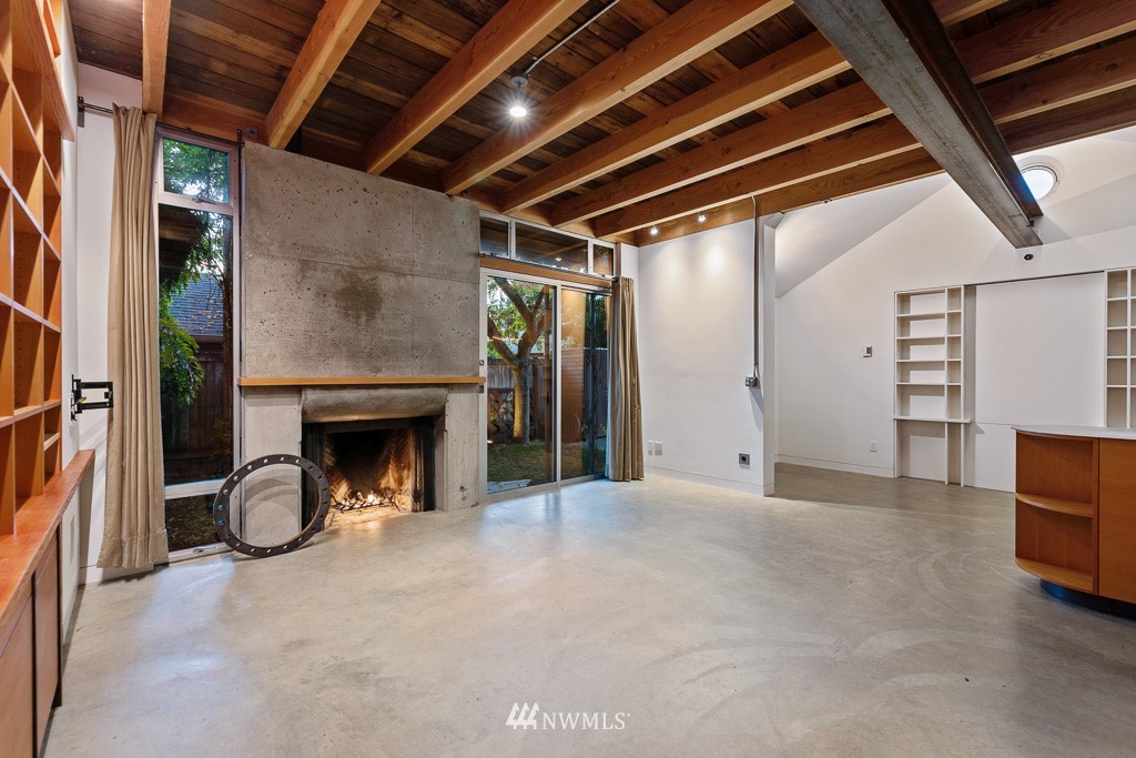 428 Northwest 45th Street Seattle, WA 98107 - Photo 20 of 26 a view of an empty room with a fireplace