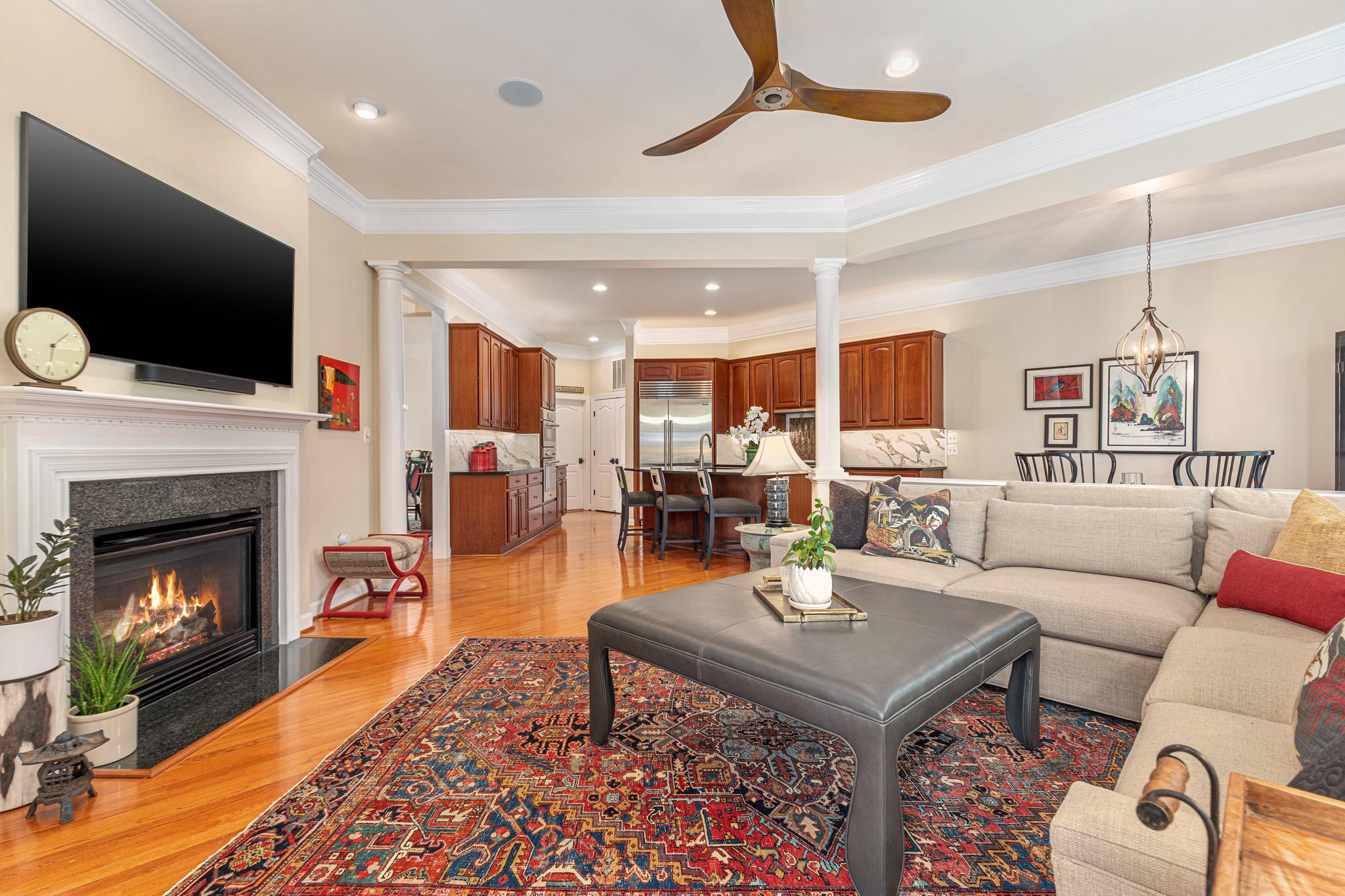 19194 Greystone Square Leesburg, VA 20176 - Photo 17 of 96 Family Room with cooling ceiling fan