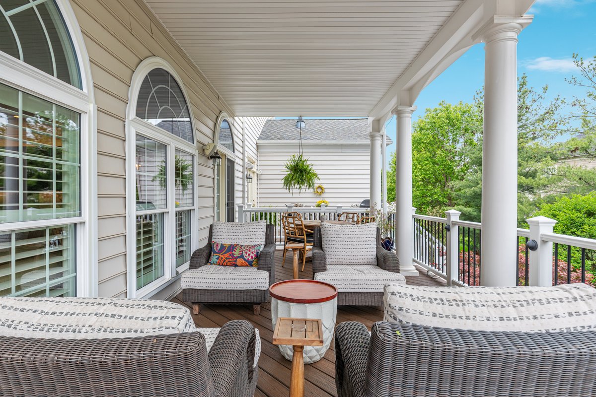 19194 Greystone Square Leesburg, VA 20176 - Photo 62 of 96 Entire decking has been water-proofed