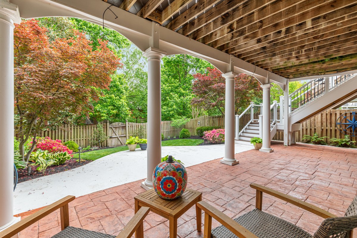 19194 Greystone Square Leesburg, VA 20176 - Photo 63 of 96 LL patio overlooks magnificent back yard