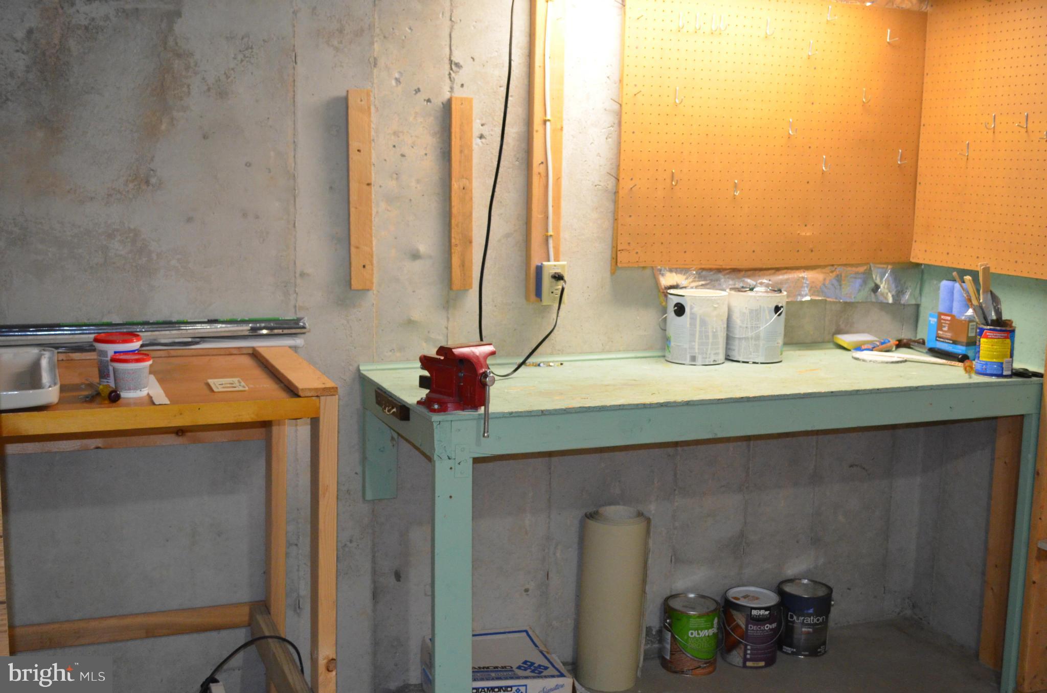 9227 Ridgefield Circle Frederick, MD 21701 - Photo 17 of 30 Basement Workshop