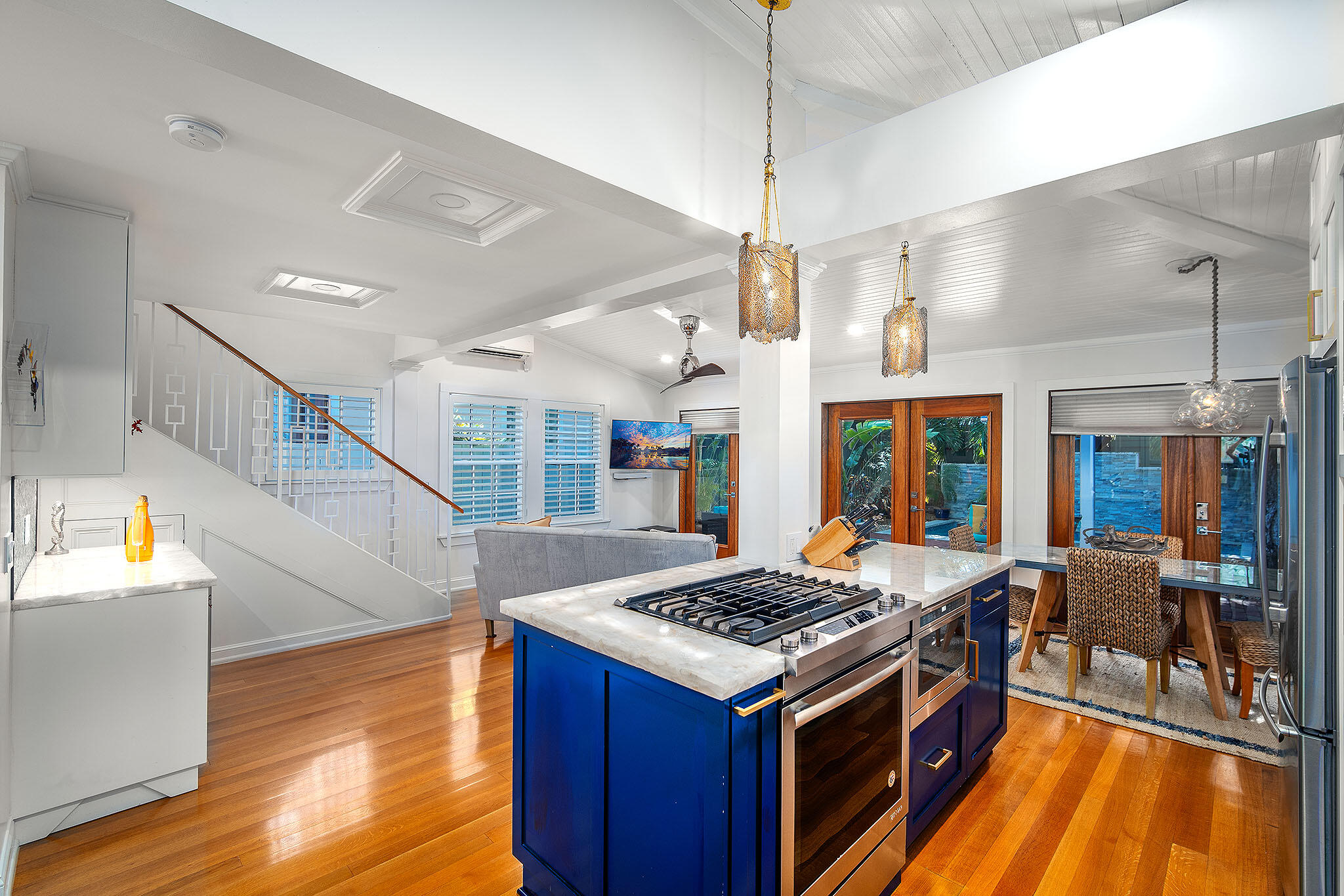 1116 Packer Street Key West, FL 33040 - Photo 34 of 57 a kitchen with sink stove and refrigerator