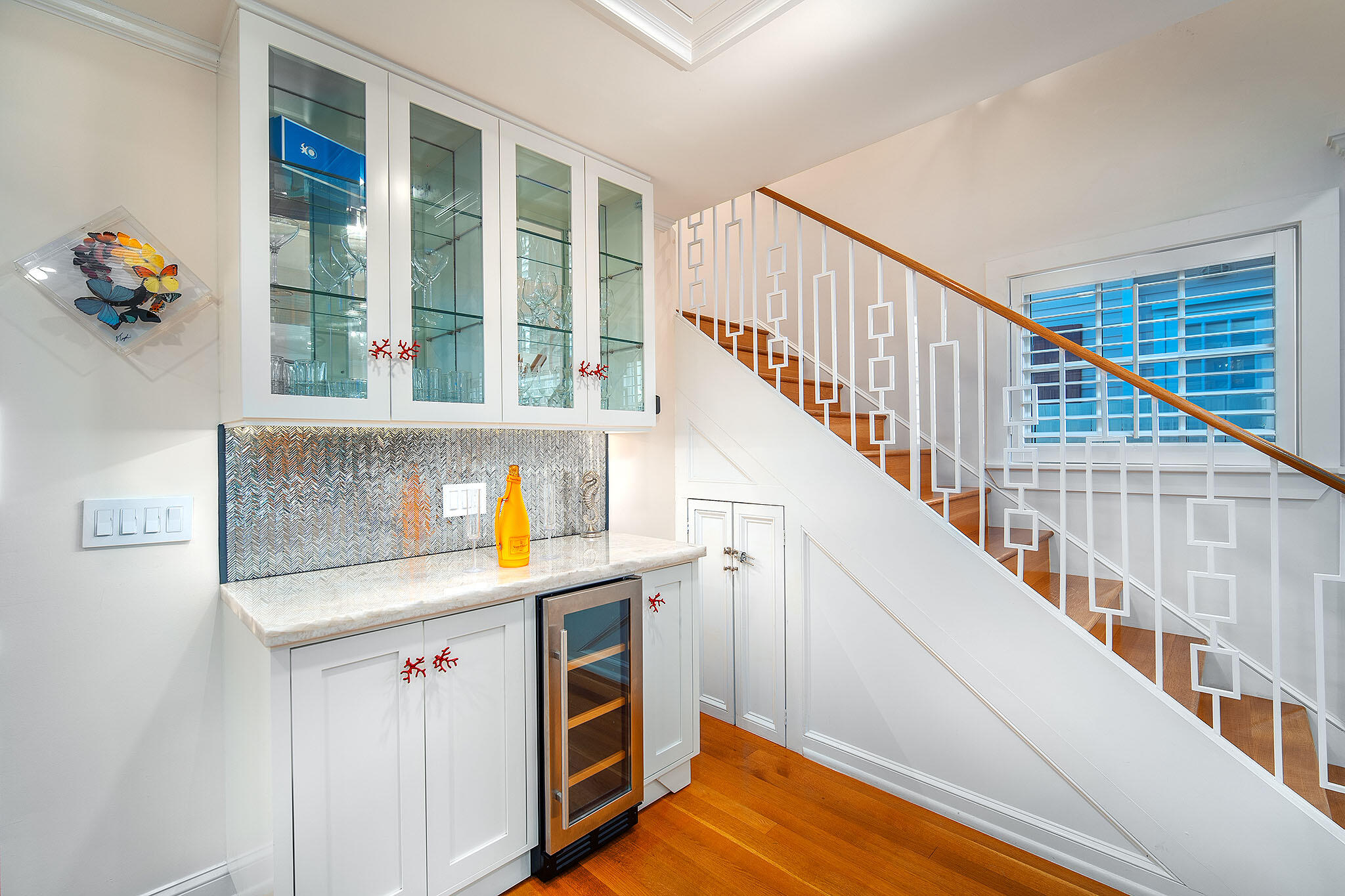 1116 Packer Street Key West, FL 33040 - Photo 38 of 57 a view of a hallway with washer and dryer