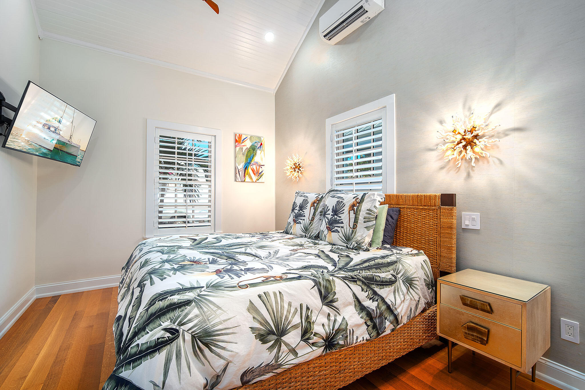 1116 Packer Street Key West, FL 33040 - Photo 50 of 57 a bedroom with a bed and a window