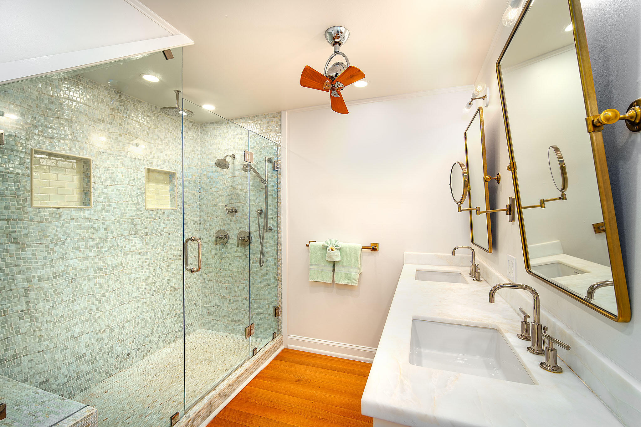 1116 Packer Street Key West, FL 33040 - Photo 52 of 57 a bathroom with a sink and mirror with bathtub