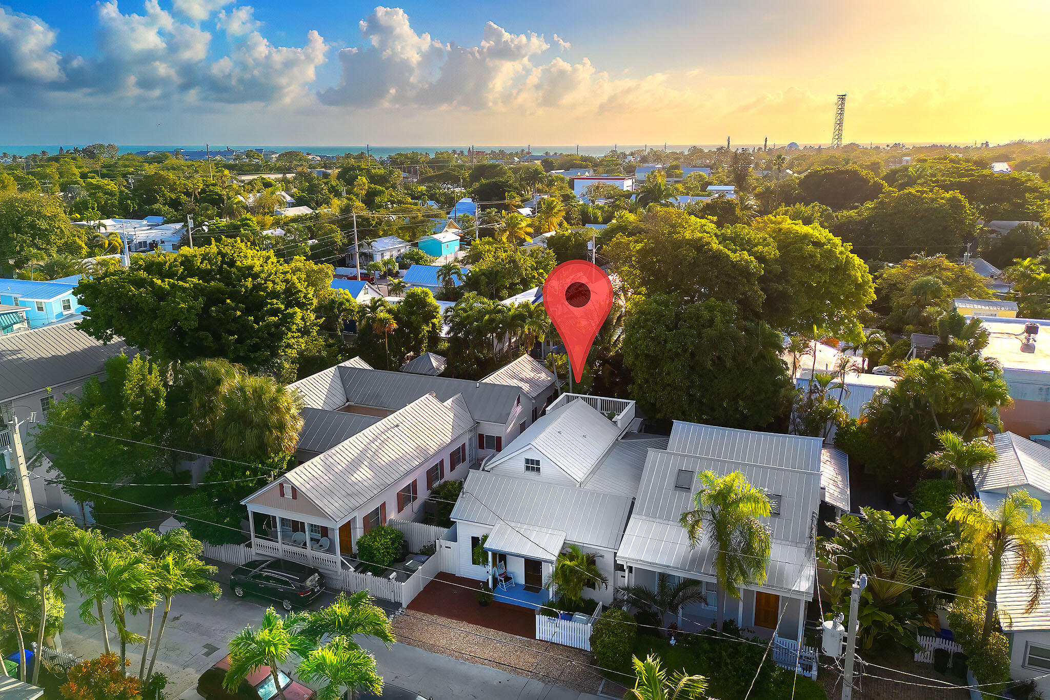 1116 Packer Street Key West, FL 33040 - Photo 55 of 57 an aerial view of multiple house