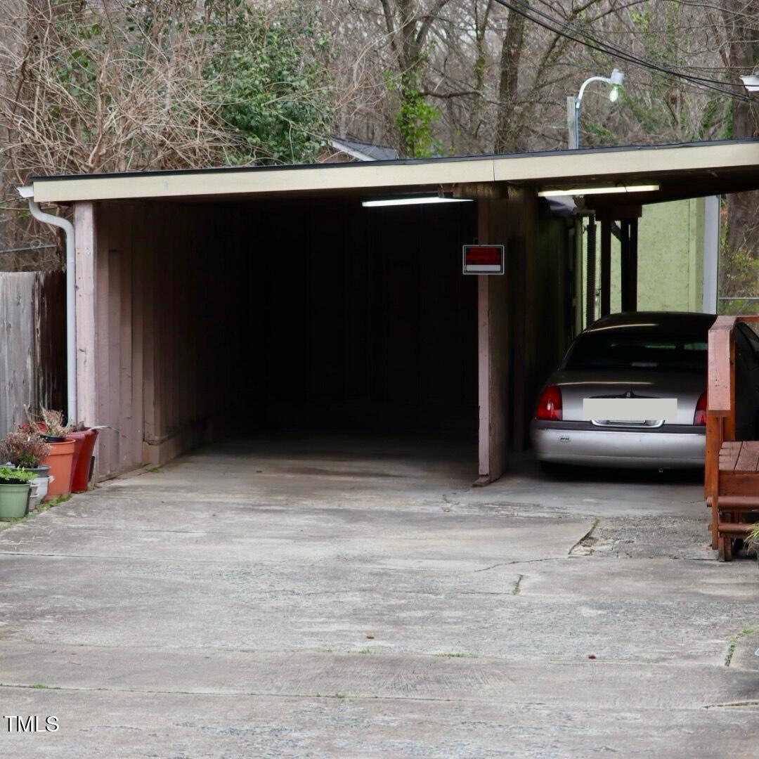 309 Cody Street Durham, NC 27703 - Photo 12 of 22 a view of a car garage