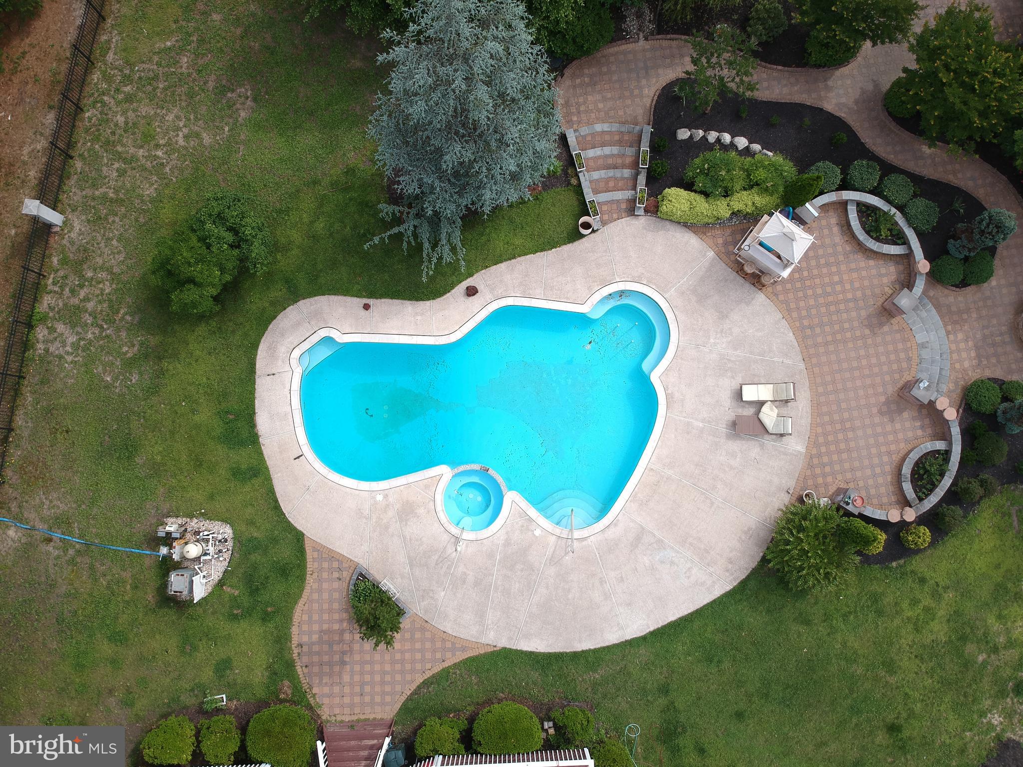 118 Dixontown Road Medford, NJ 08055 - Photo 30 of 44 Pool aerial
