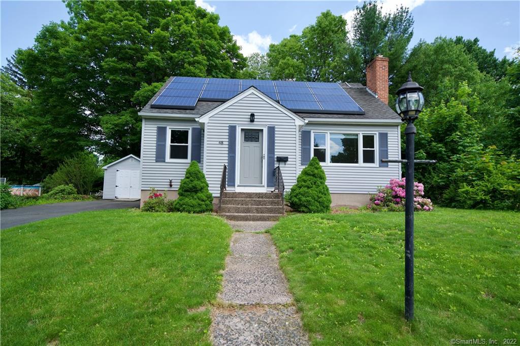 48 Willard Road Manchester, CT 06042 - Photo 1 of 1 a front view of a house with a yard