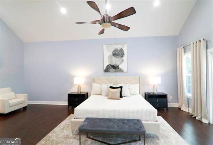 1673 Fairway Drive Mableton, GA 30126 - Photo 21 of 27 a bedroom with a bed and a chandelier