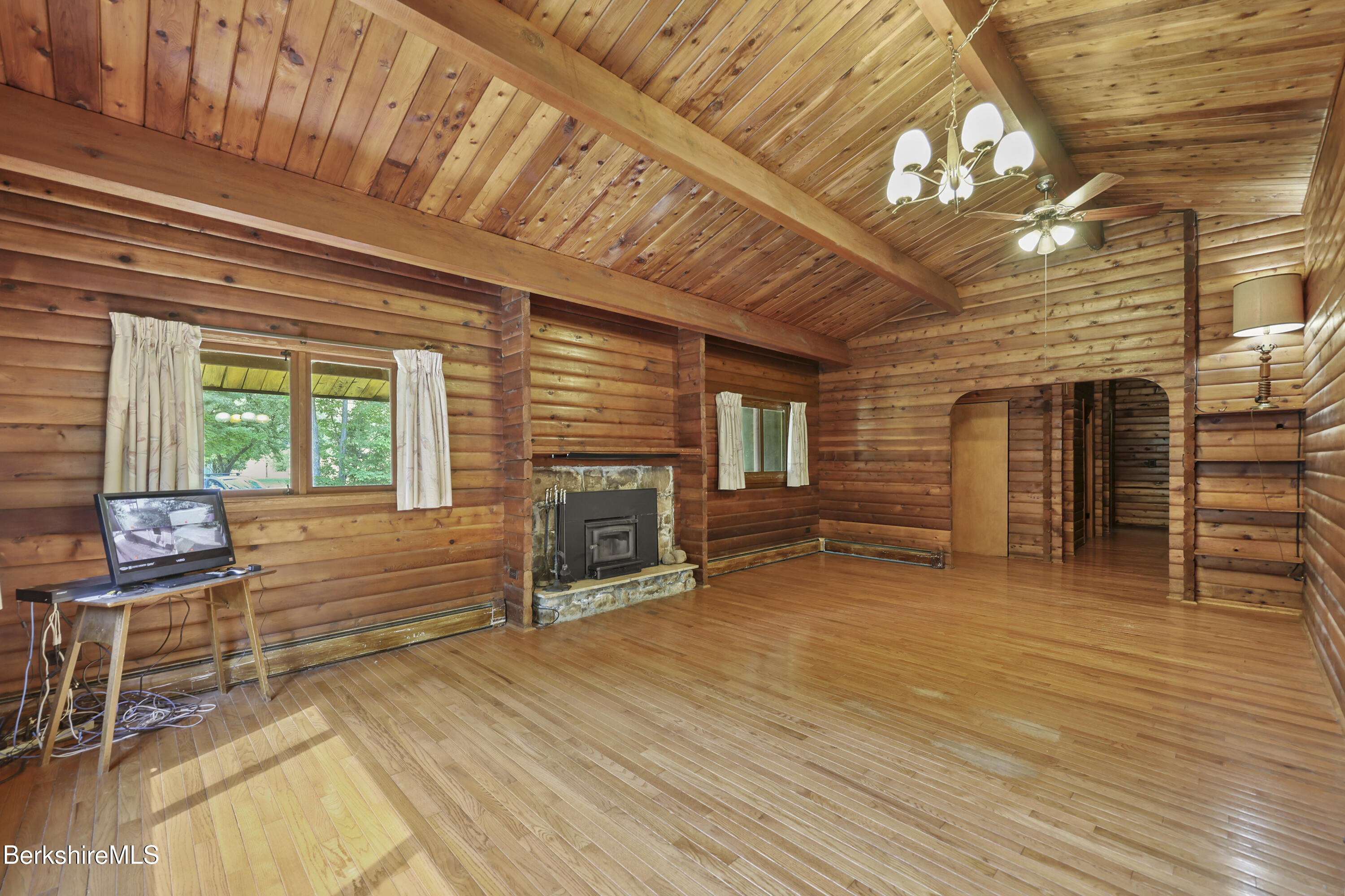 240 Kirchner Road Dalton, MA 01226 - Photo 14 of 51 a view of a livingroom with furniture and a fireplace