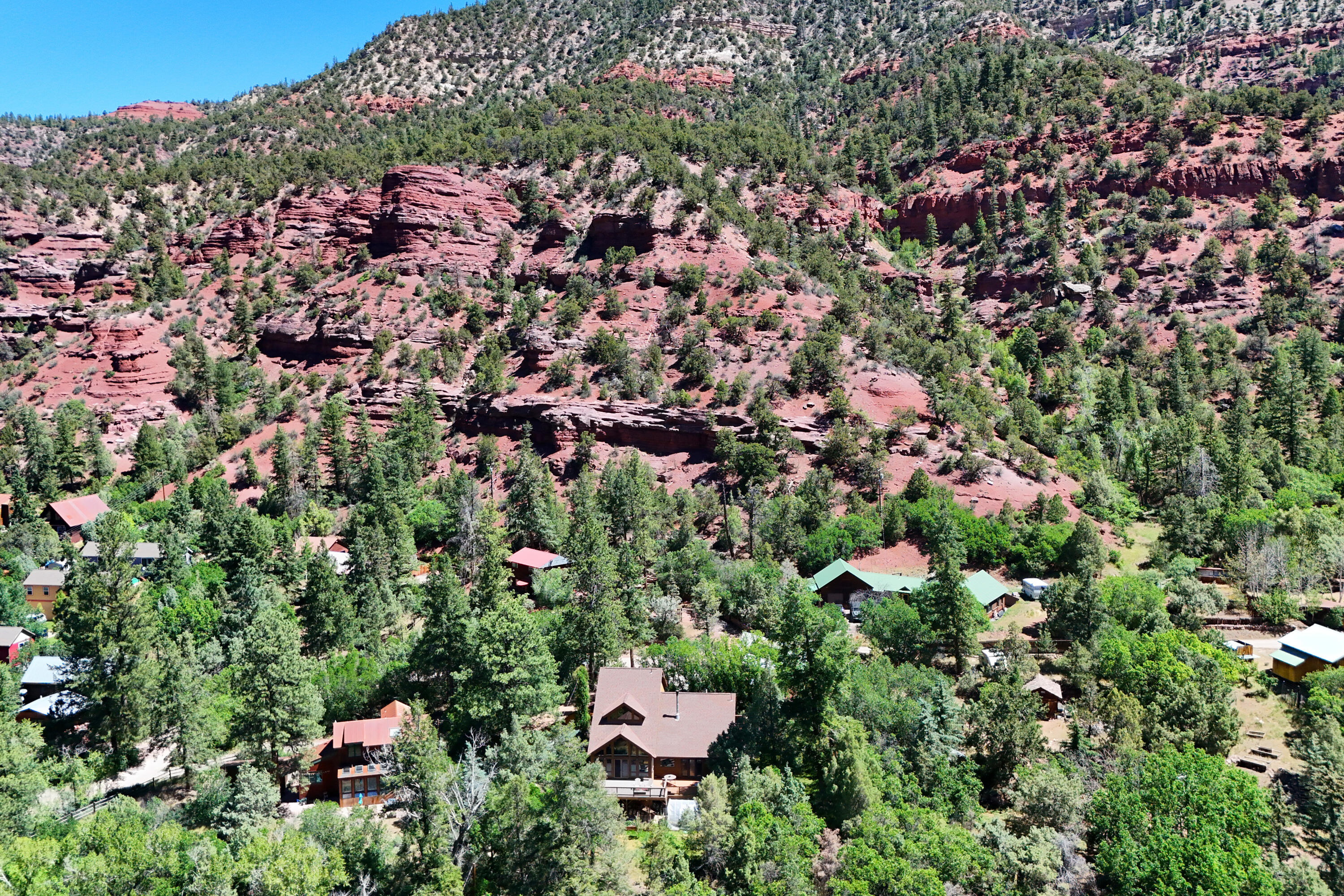 92 Trunk Road Placerville, CO 81430 - Photo 5 of 27 4 - red rock cliffs filling the frame