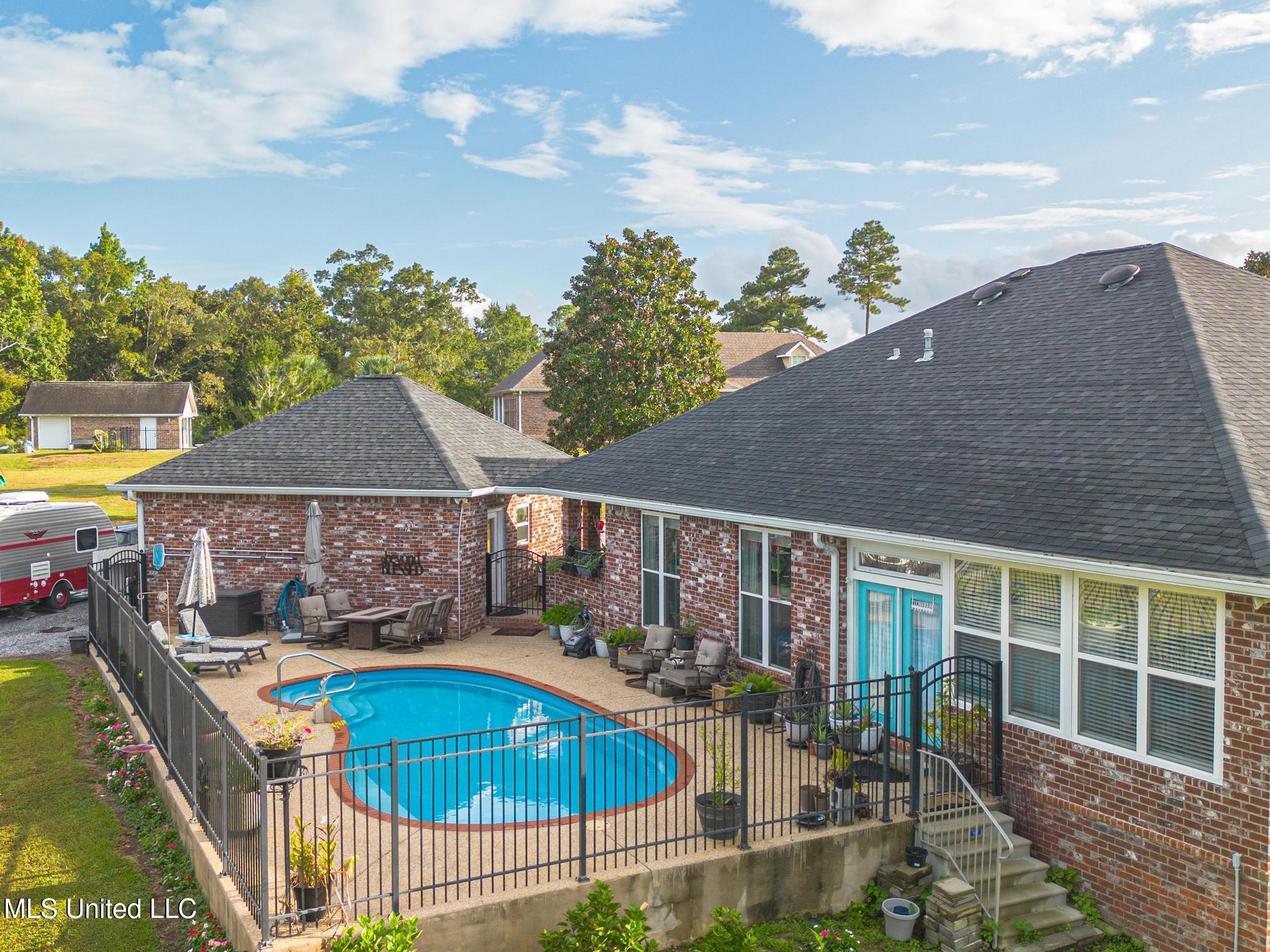 5045 Silver Ridge Road Kiln, MS 39556 - Photo 3 of 33 Pool & Garage