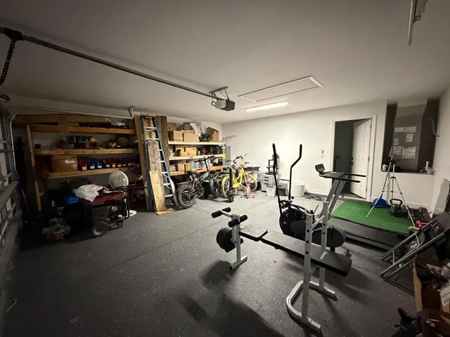 a view of a small yard